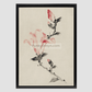 Large Pink Blossom on a Stem with Three Additional Buds by Katsushika Hokusai