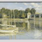 Monets The Argenteuil Bridge (1874) 20X30 Inches/ Wrapped Canvas
