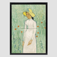 White (1890) By Vincent Van Gogh. 8.3X11.7 Inches/ Black Framed Poster
