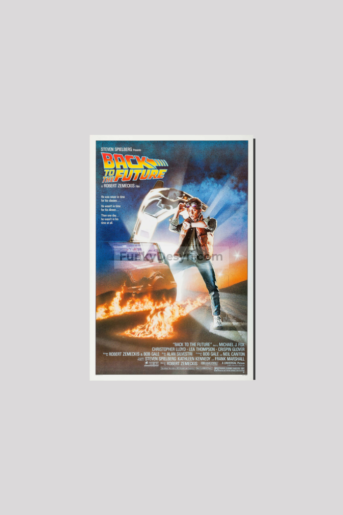 Back To The Future - 1985 8X12 Inches/ Wrapped Canvas Decor