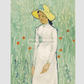 White (1890) By Vincent Van Gogh. 11.7X16.54 Inches/ Rolled Poster