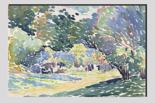 Landscape (1904) by Henri-Edmond Cross.