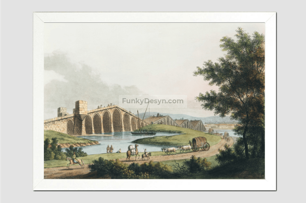 Ponte grande  by Luigi Mayer (1755-1803).