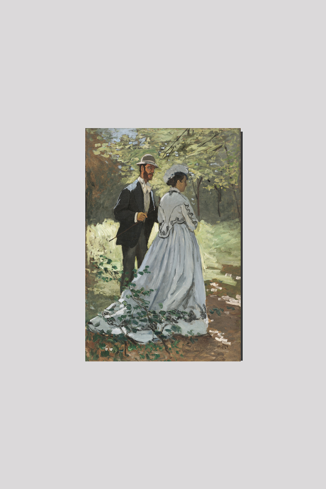 Bazille and Camille (1865) by Claude Monet