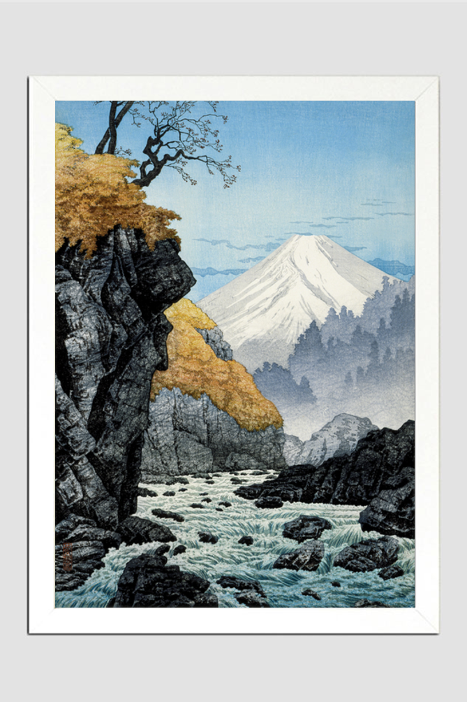 Foot of Mount Ashitaka (1932) print in high resolution by Hiroaki Takahashi.