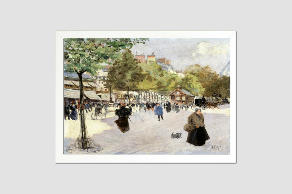 Boulevard de Clichy (1895) by Louis Abel-Truchet.