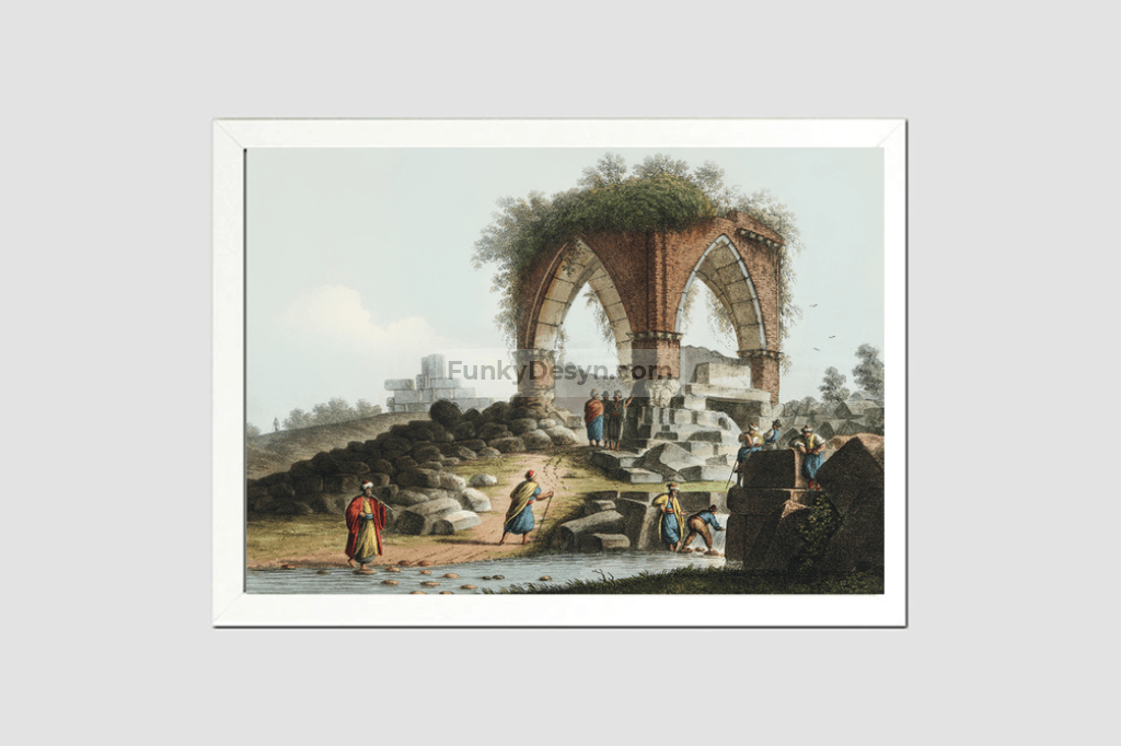 Fountain of Serpents from Views in the Ottoman Dominions, in Europe, in Asia, and some of the Mediterranean islands (1810) illustrated by Luigi Mayer (1755-1803).