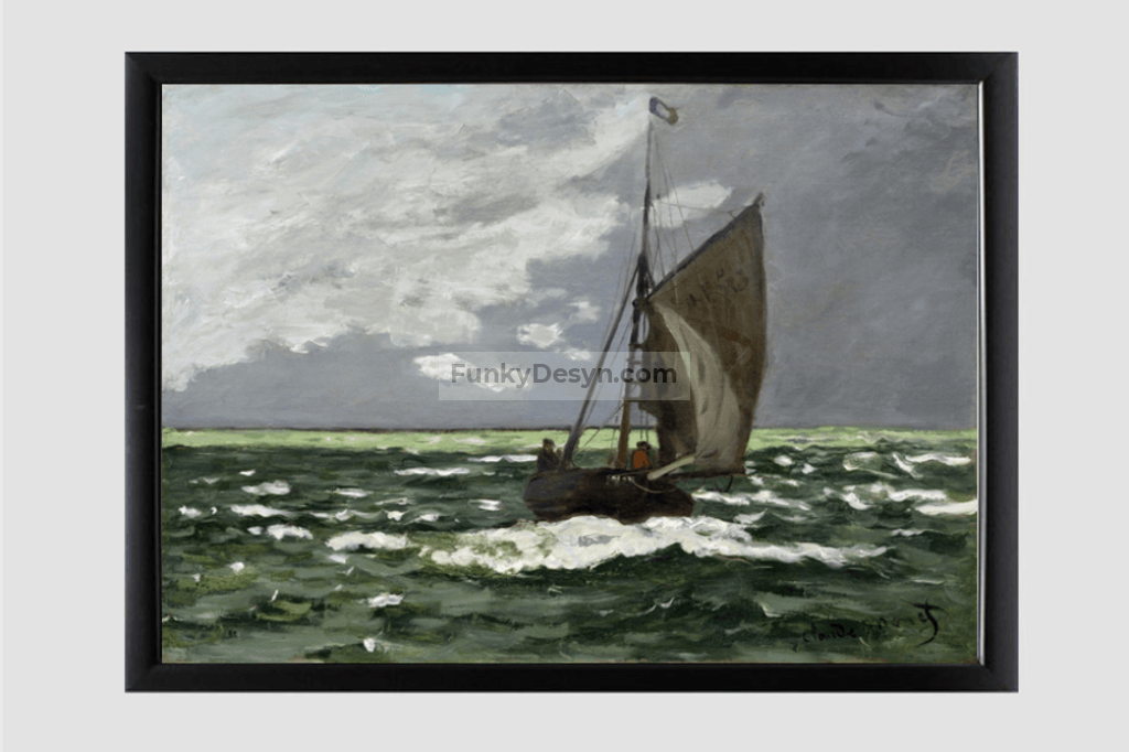 Claude Monet's Seascape, Storm (1866)