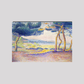 Pines Along the Shore (1896) painting in high resolution by Henri-Edmond Cross.