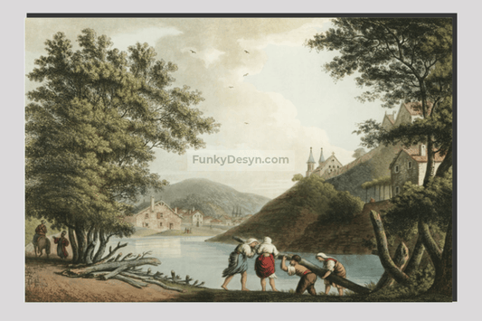 View on the Aluta from Views in the Ottoman Dominions, in Europe, in Asia  by Luigi Mayer (1755-1803)