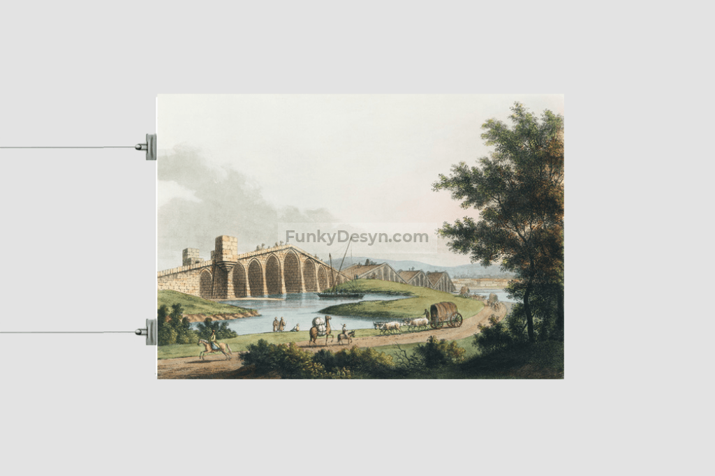 Ponte grande  by Luigi Mayer (1755-1803).