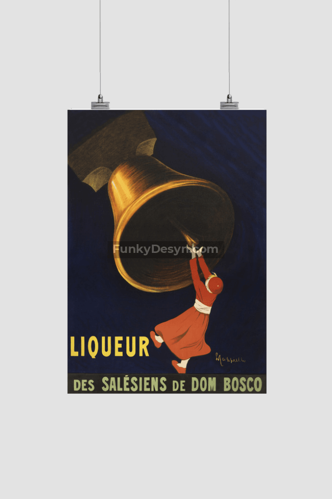 Angelus, liqueur des Salésiens de Dom Bosco (1907)  by Leonetto Cappiello