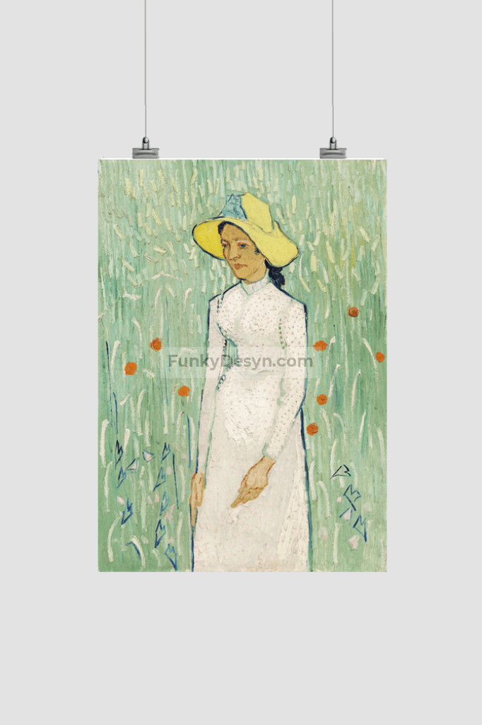 White (1890) By Vincent Van Gogh. 8.3X11.7 Inches/ Rolled Poster
