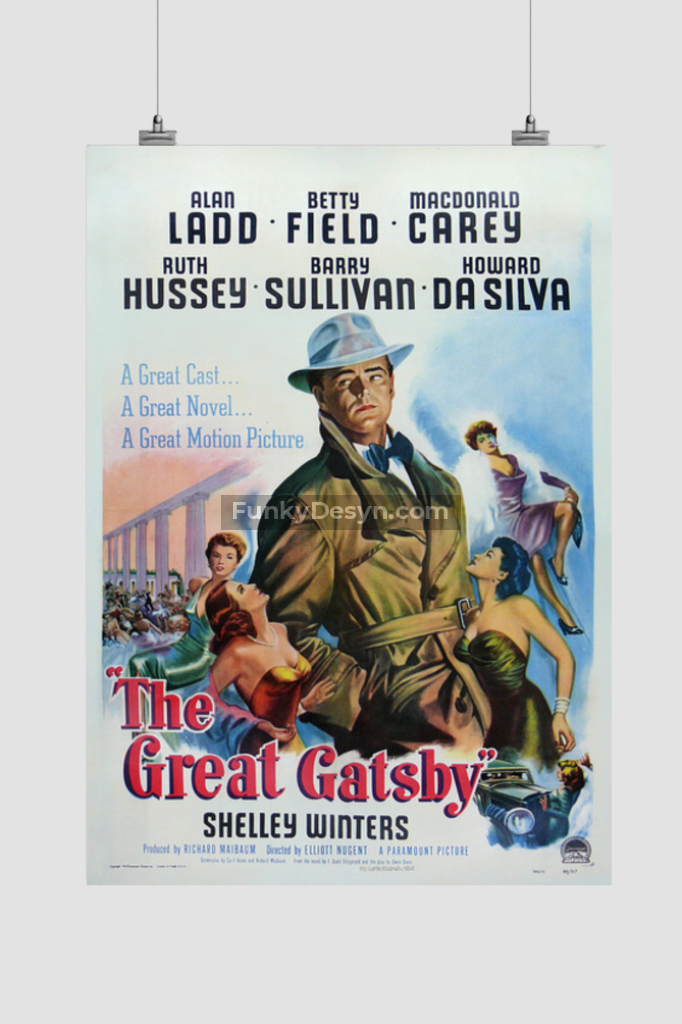 The Great Gatsby -1949 11.7X16.54 Inches/ Rolled Poster Decor