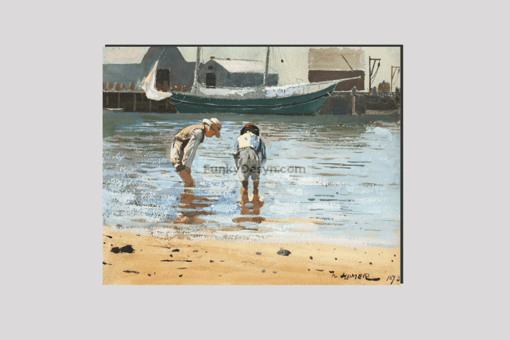 Boys Wading (1873) by Winslow Homer
