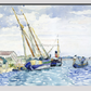 Marine Scene (Boats near Venice) (1903) painting by Henri-Edmond Cross.