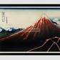 Sanka Hakuu by Katsushika Hokusai (1760-1849), meaning Shower below a summit  a traditional Japanese Ukyio-e style illustration of Mount Fuji