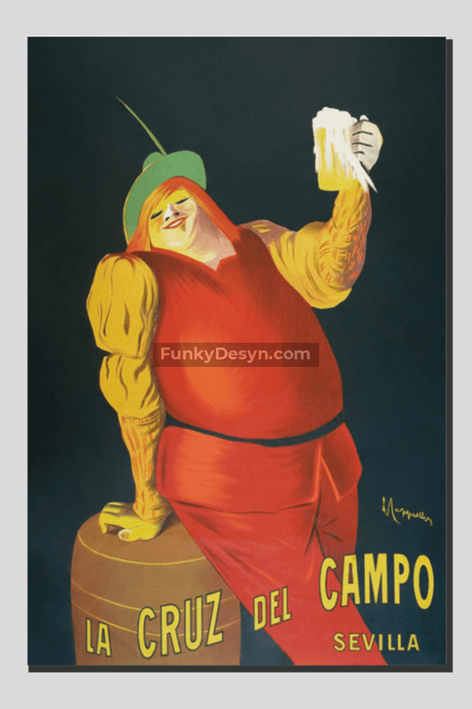 La Cruz del Campo beers (1906) by Leonetto Cappiello
