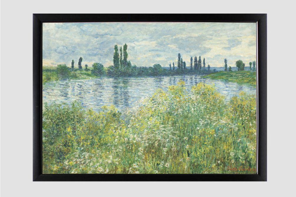Banks of the Seine, Vétheuil (1880) by Claude Monet