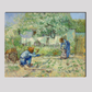 First Steps After Millet (1890) By Vincent Van Gogh. 16X20 Inches/ Wrapped Canvas