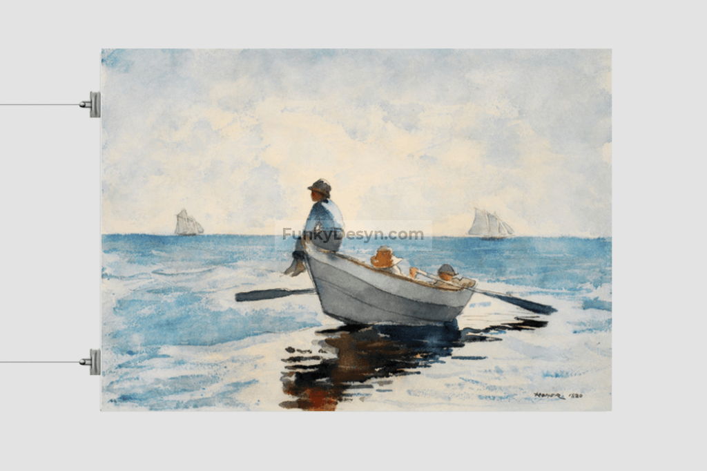 Boys in a Dory (1880) by Winslow Homer