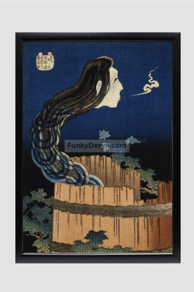 The Plate Mansion by Katsushika Hokusai (1760-1849)
