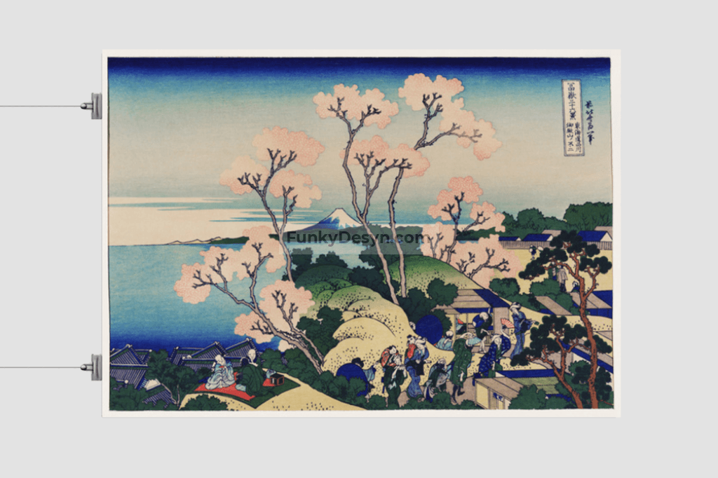 Goten-Yama Hill, Shinagawa on the Tokaido by Katsushika Hokusai (1760-1849