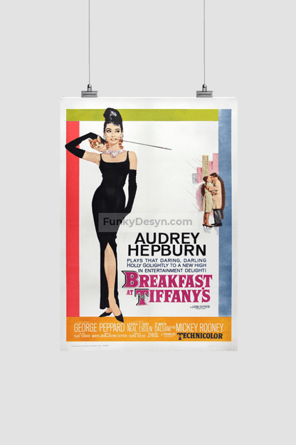 Breakfast At Tiffanys -1961 8.3X11.7 Inches/ Rolled Poster Decor