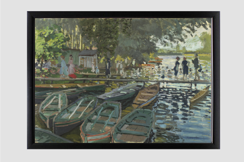 Claude Monet's Bathers at La Grenouillère (1896)