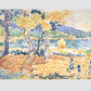 Pines on the Coastline (1856–1910) painting in high resolution by Henri-Edmond Cross.
