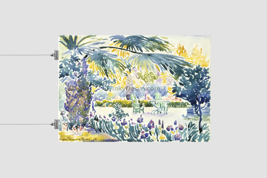 Garden of the Painter at Saint Clair (1908) painting  by Henri-Edmond Cross