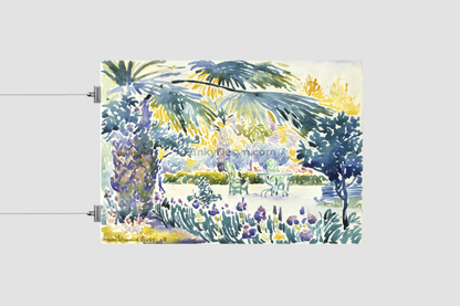 Garden of the Painter at Saint Clair (1908) painting  by Henri-Edmond Cross