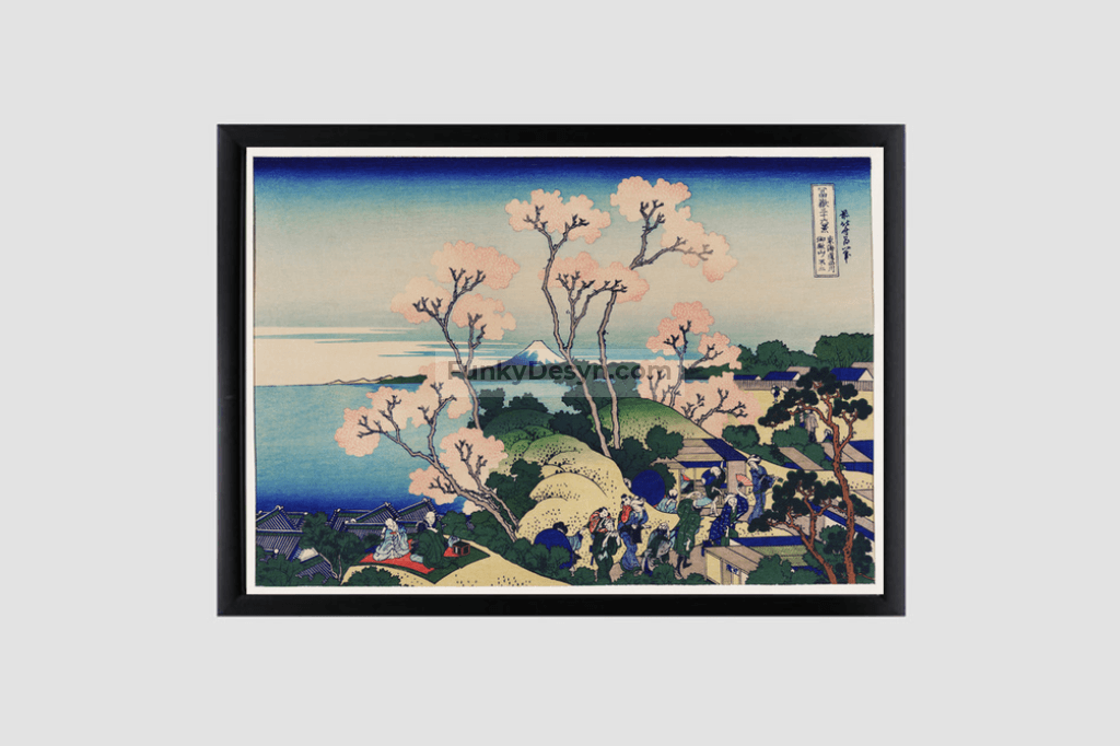 Goten-Yama Hill, Shinagawa on the Tokaido by Katsushika Hokusai (1760-1849
