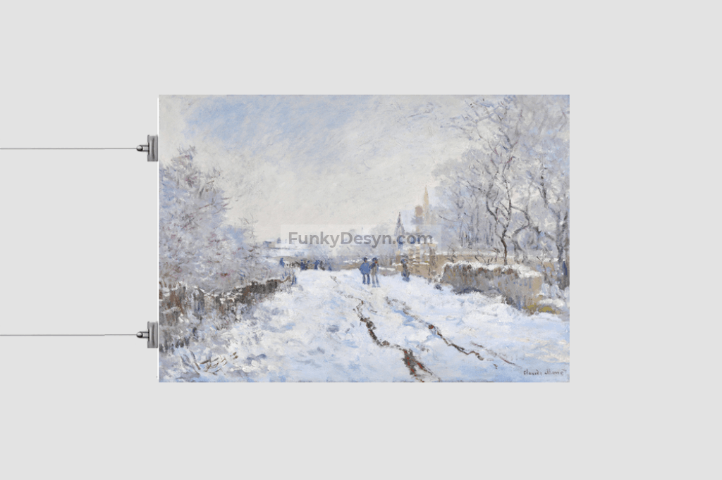 Claude Monets The Magpie (18681869) 8.3X11.7 Inches/ Rolled Poster