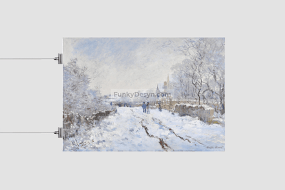 Claude Monets The Magpie (18681869) 8.3X11.7 Inches/ Rolled Poster