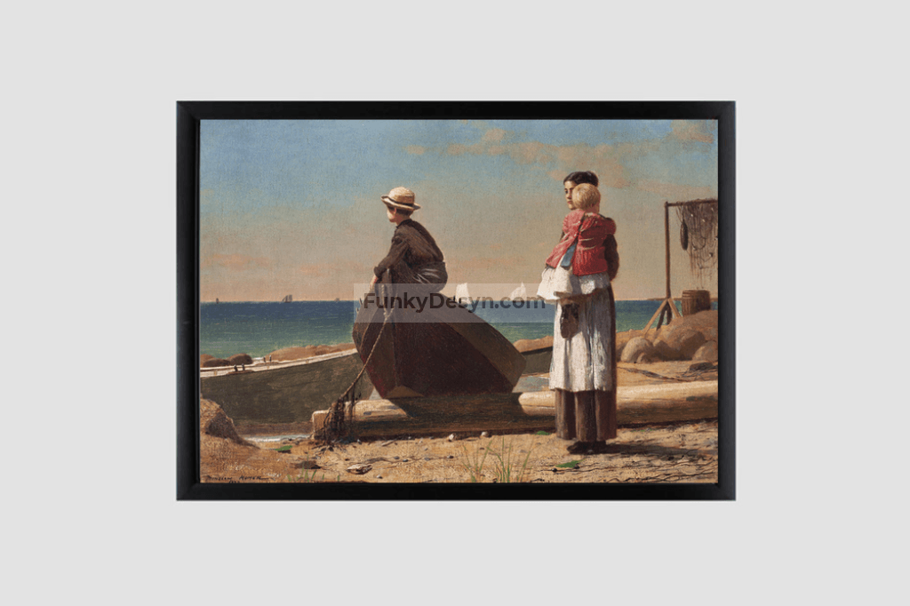 Dad's Coming (1873) by Winslow Homer