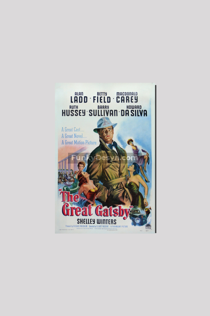 The Great Gatsby -1949 8X12 Inches/ Wrapped Canvas Decor