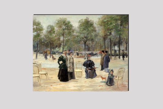 To the Champs Elysees (1895) by Louis Abel-Truchet.