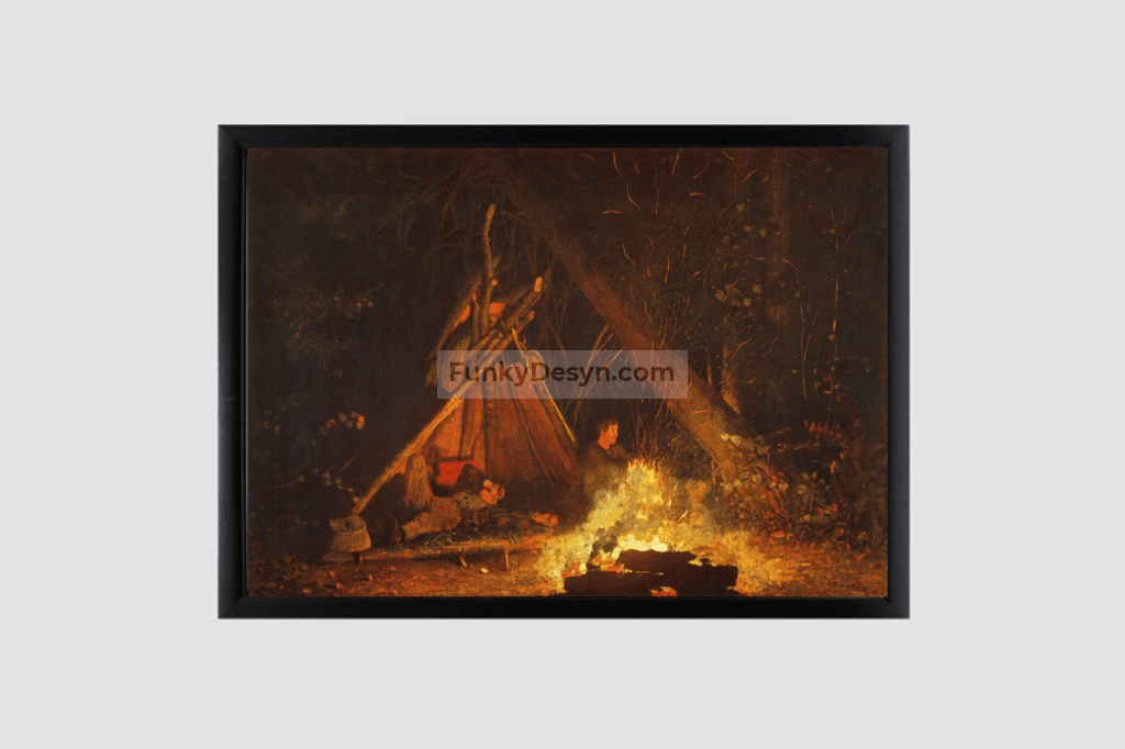 Camp Fire (1880) by Winslow Homer