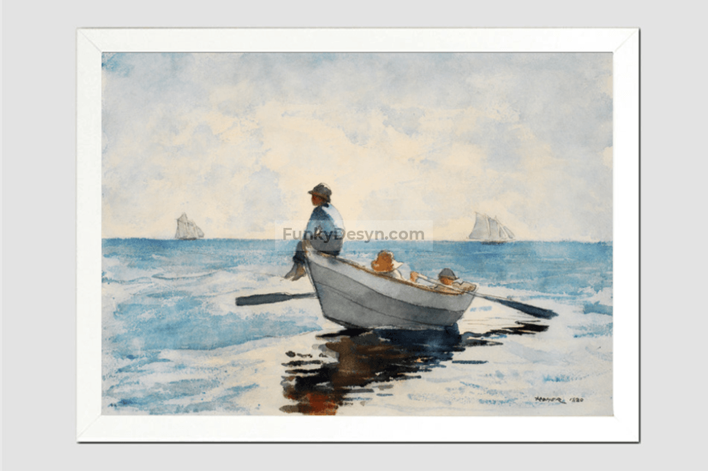 Boys in a Dory (1880) by Winslow Homer