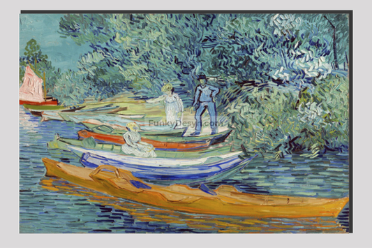 Vincent Van Goghs Bank Of The Oise At Auvers (1890) Famous Painting
