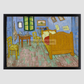 The Bedroom (1889) By Vincent Van Gogh. 8.3X11.7 Inches/ Black Framed Poster