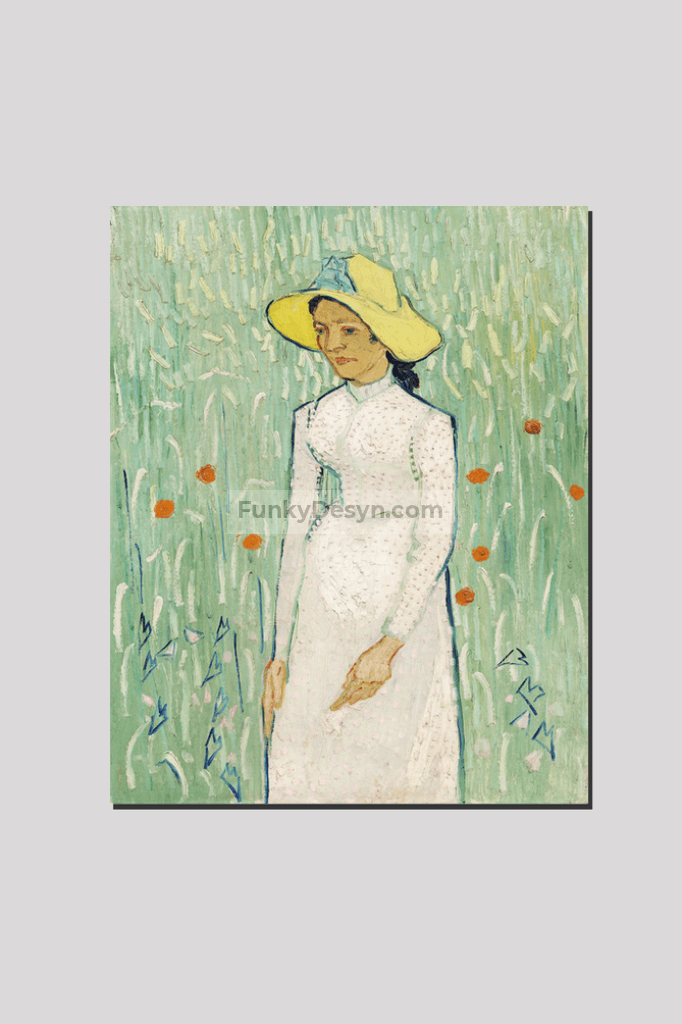 White (1890) By Vincent Van Gogh. 16X20 Inches/ Wrapped Canvas