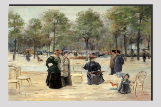 To the Champs Elysees (1895) by Louis Abel-Truchet.