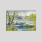 Fishing In Spring The Pont De Clichy (Asnières) (1887) By Vincent Van 8X12 Inches/ Wrapped Canvas