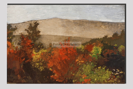 Autumn Treetops (1873) by Winslow Homer.