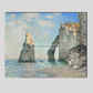 Claude Monets The Cliffs At Étretat (1885) 16X20 Inches/ Wrapped Canvas