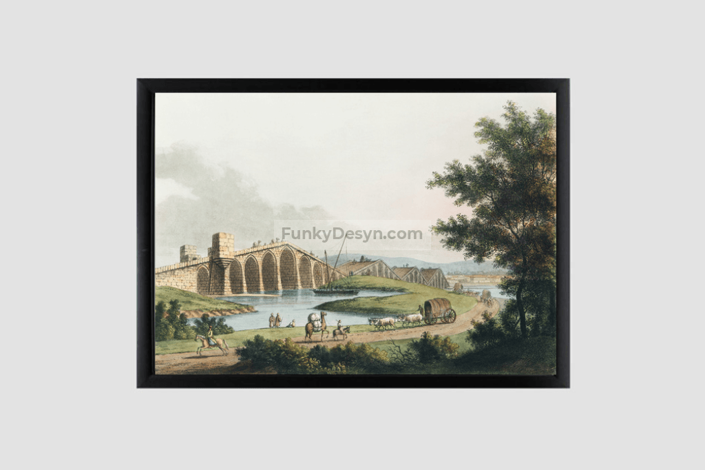 Ponte grande  by Luigi Mayer (1755-1803).