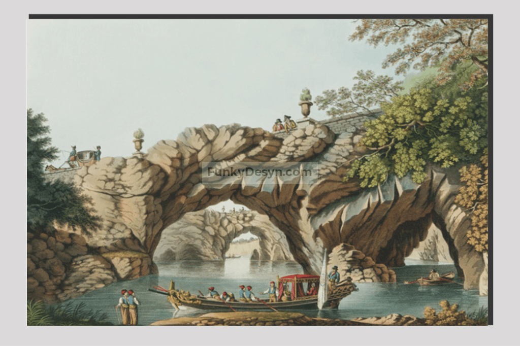 View at Villa Scabrosa by Luigi Mayer (1755-1803)
