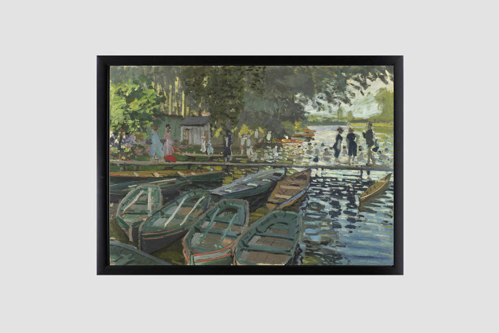 Claude Monet's Bathers at La Grenouillère (1896)